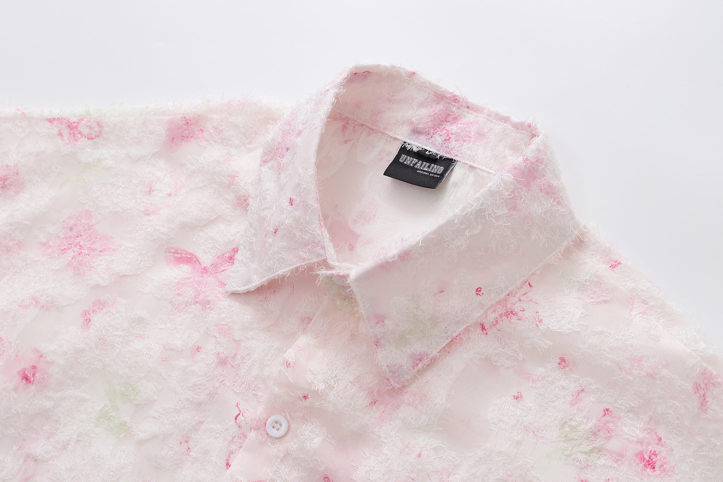 Floral Print Tasselled Shirt