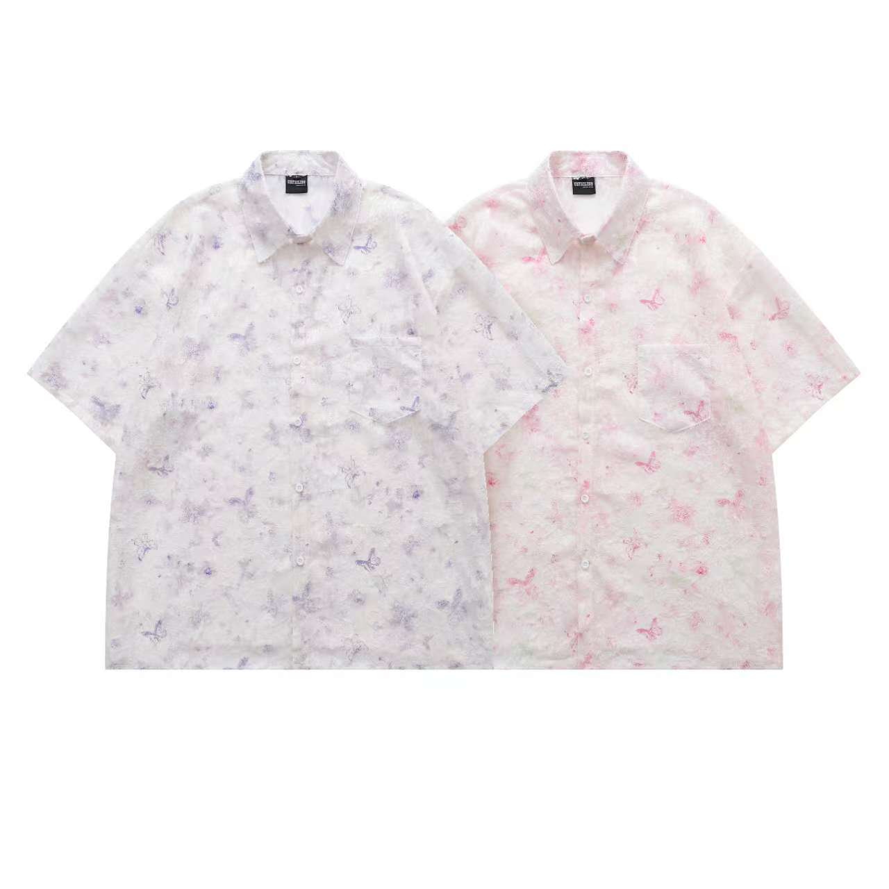 Floral Print Tasselled Shirt