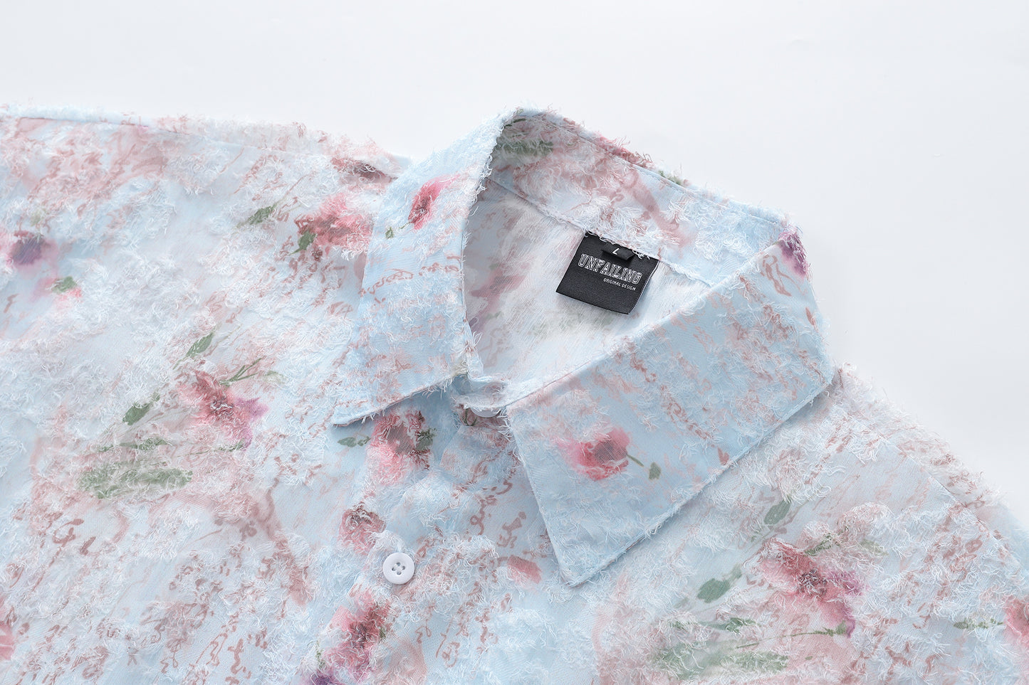 Floral Print Tasselled Shirt
