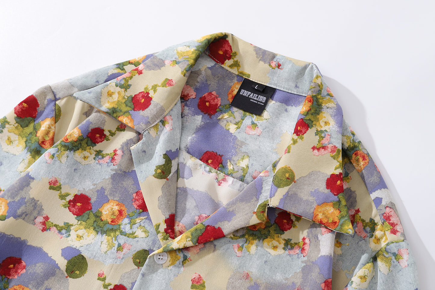 Floral Print Aloha Shirt