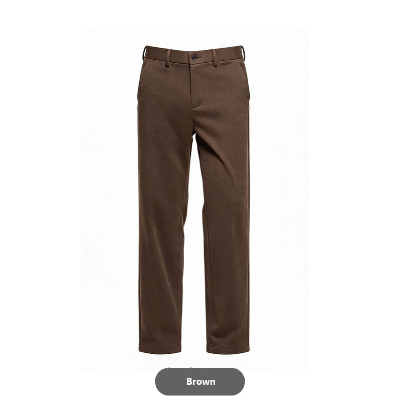 Wool Blend Business Casual Pants