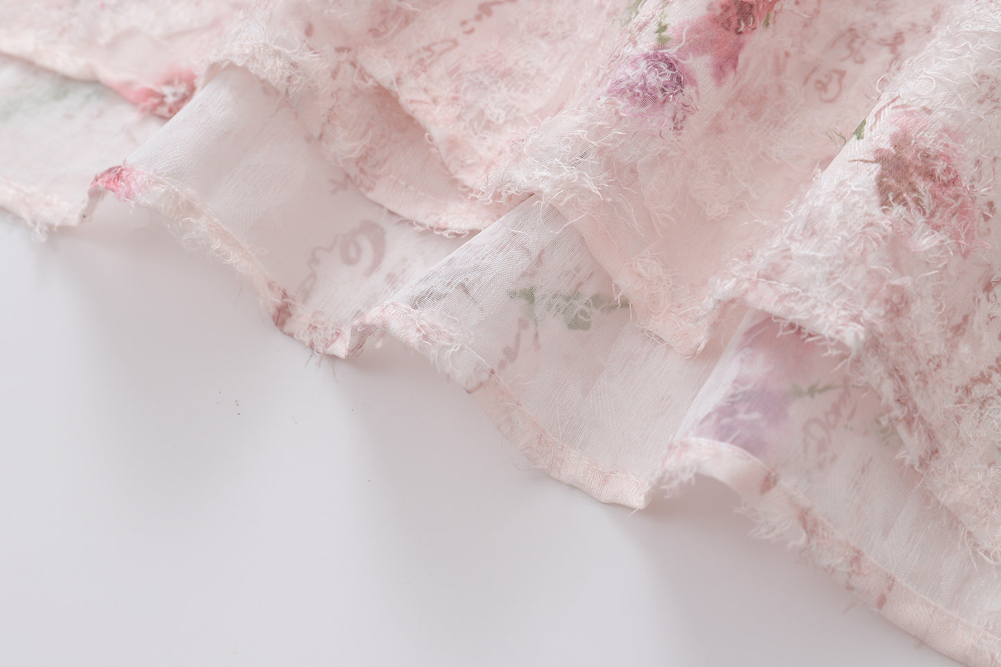 Floral Print Tasselled Shirt