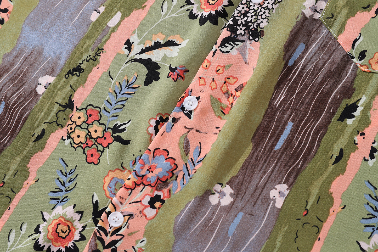 Floral Print Aloha Shirt