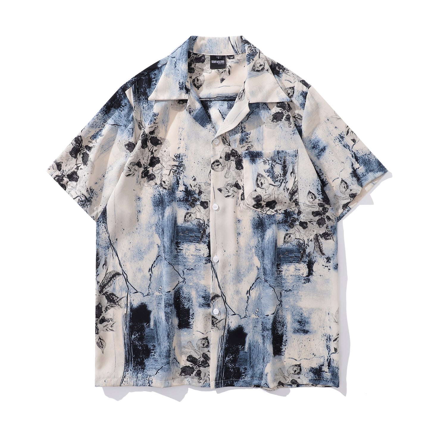 Floral Print Aloha Shirt