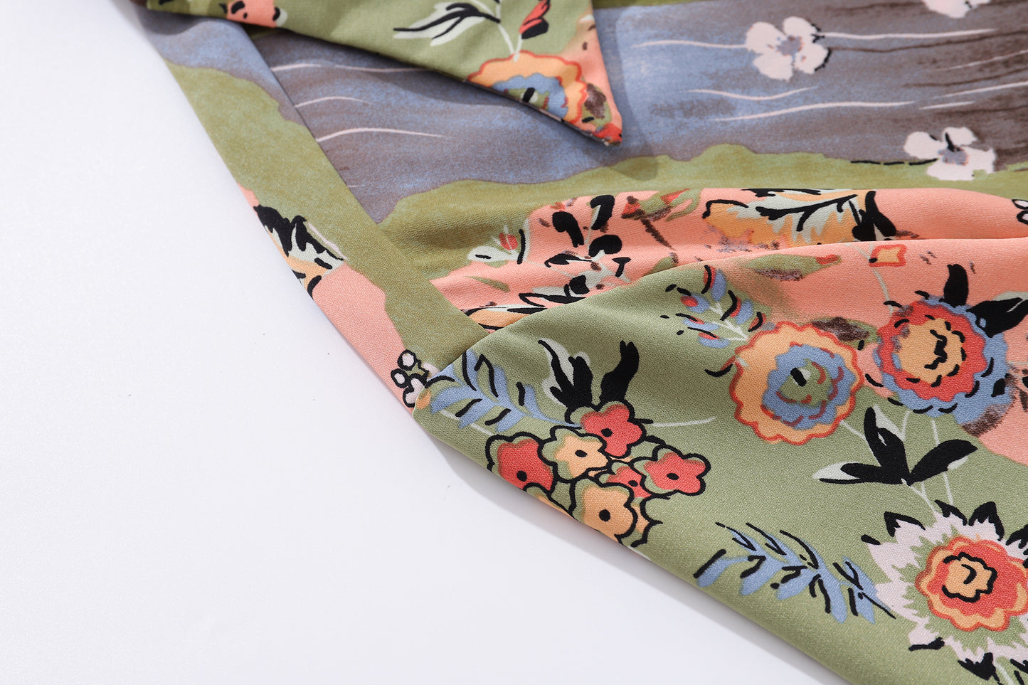 Floral Print Aloha Shirt