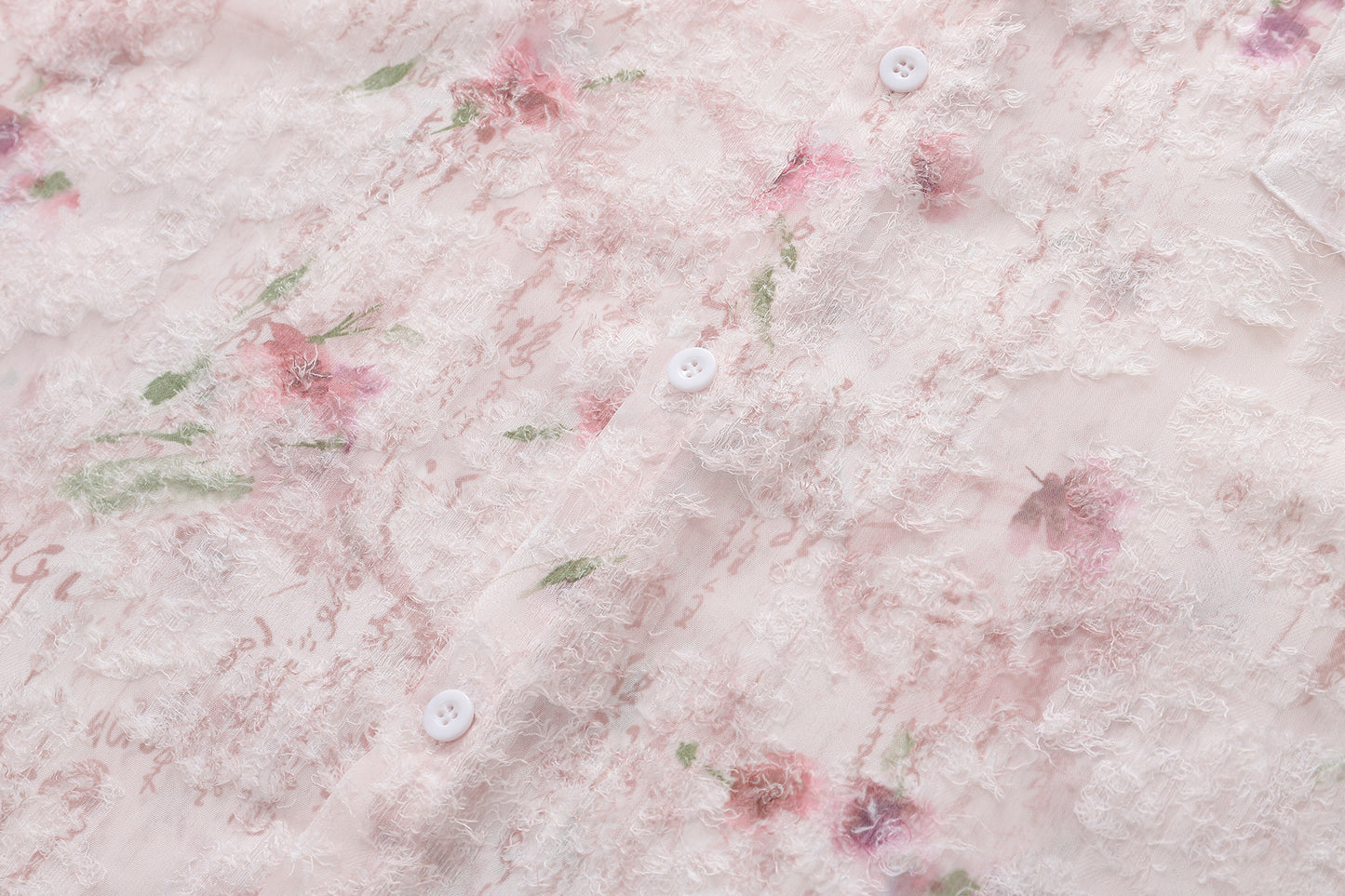 Floral Print Tasselled Shirt