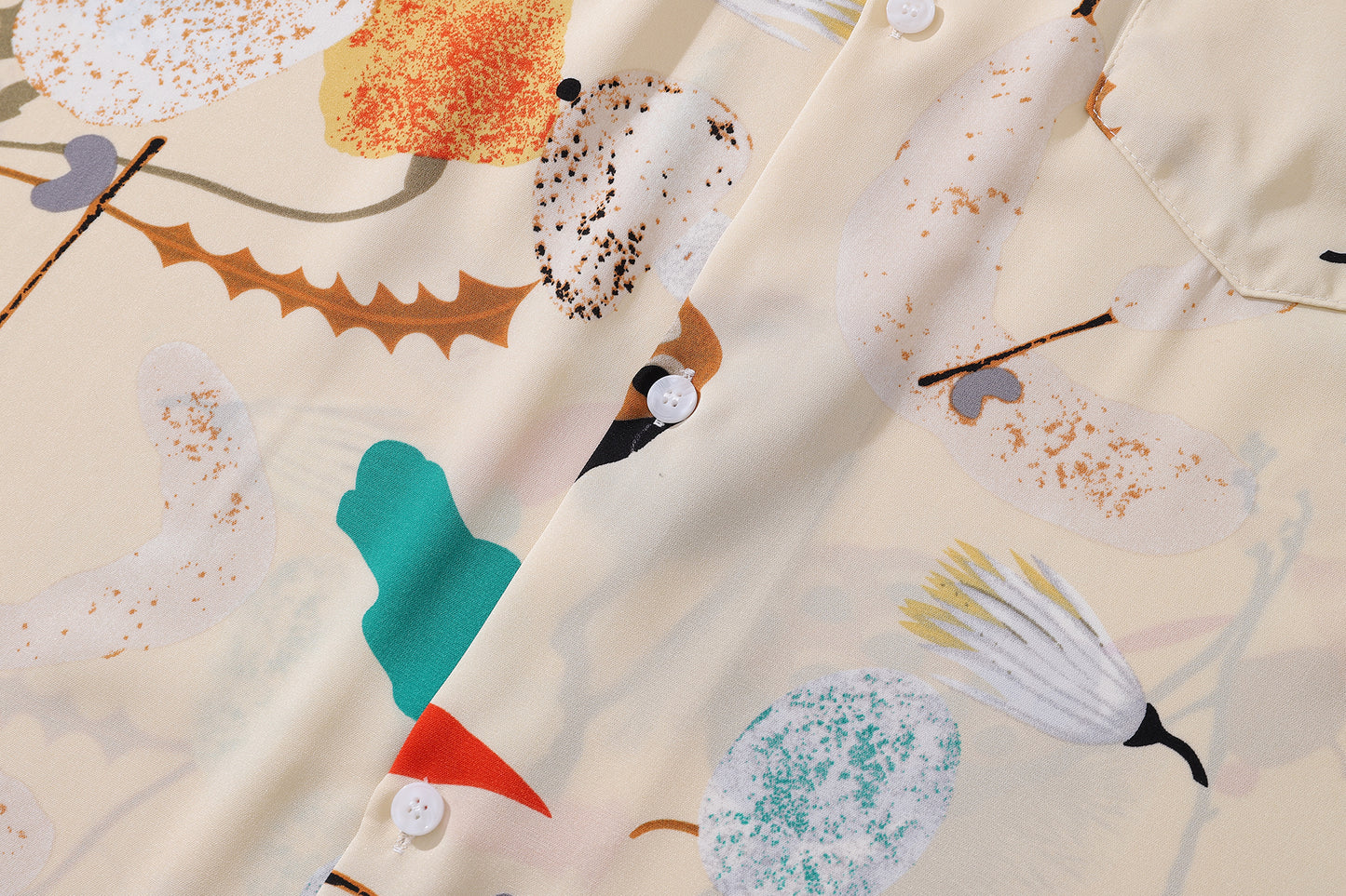 Floral Print Aloha Shirt