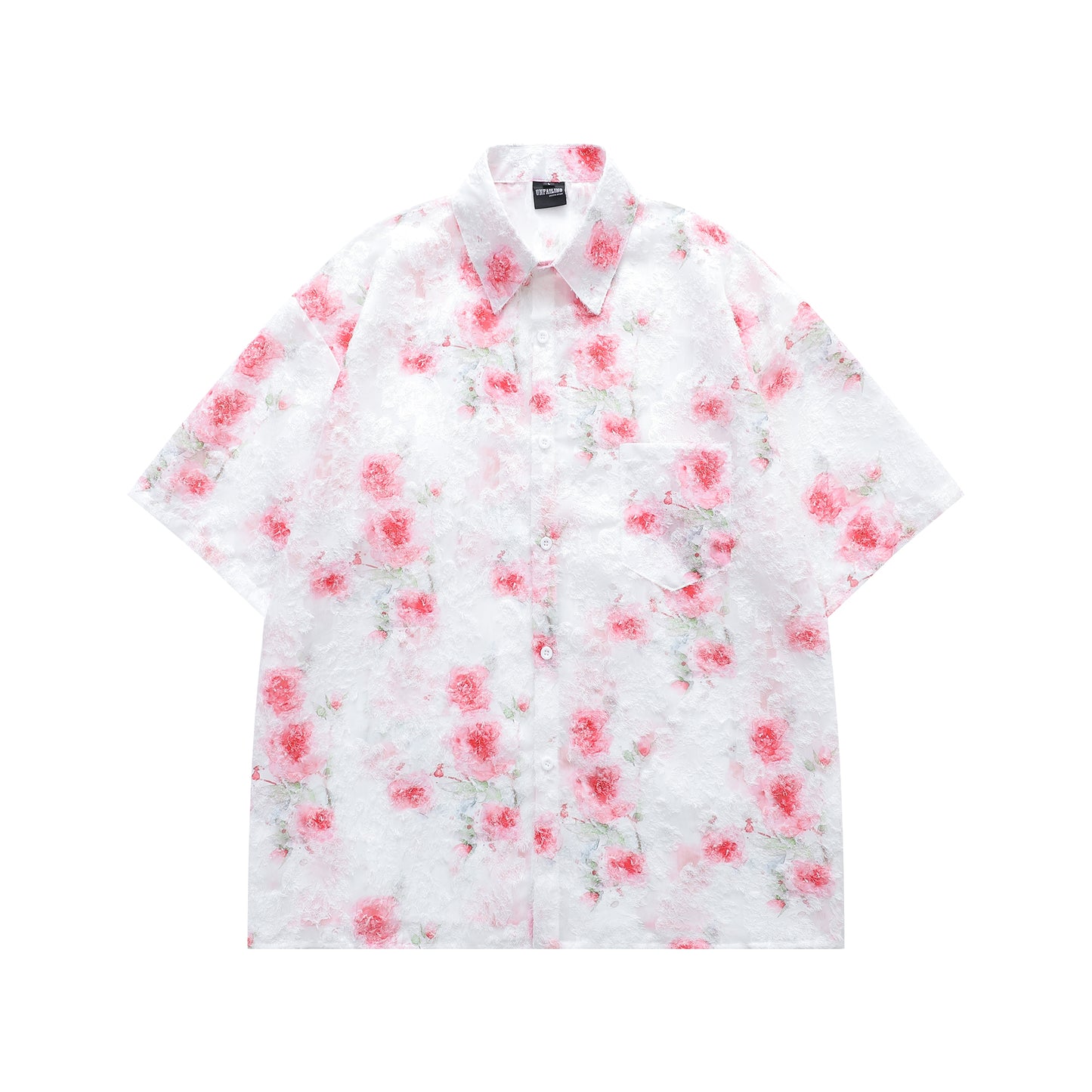 Floral Print Tasselled Shirt