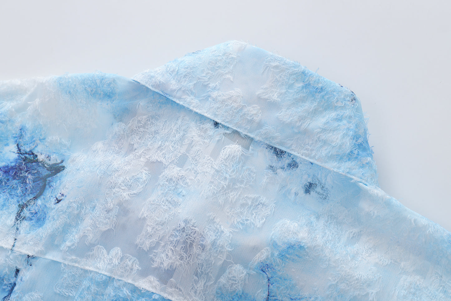 Floral Print tasselled Shirt