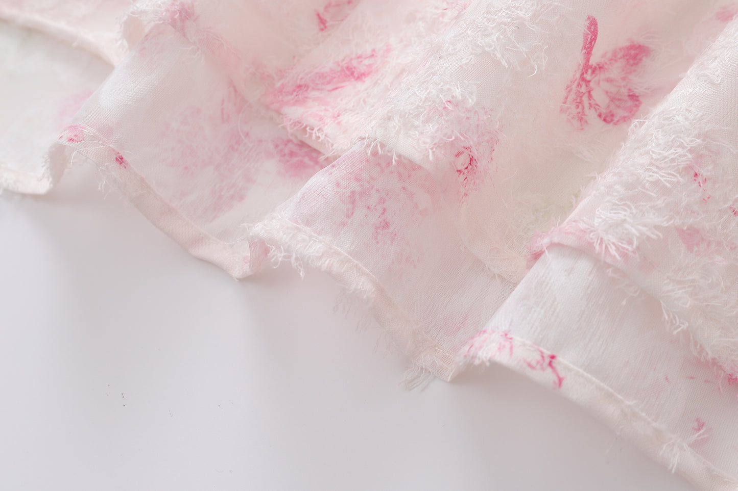 Floral Print Tasselled Shirt