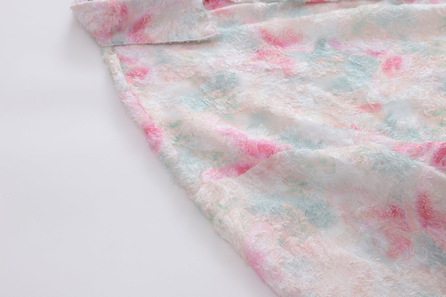 Floral Print Tasselled Shirt