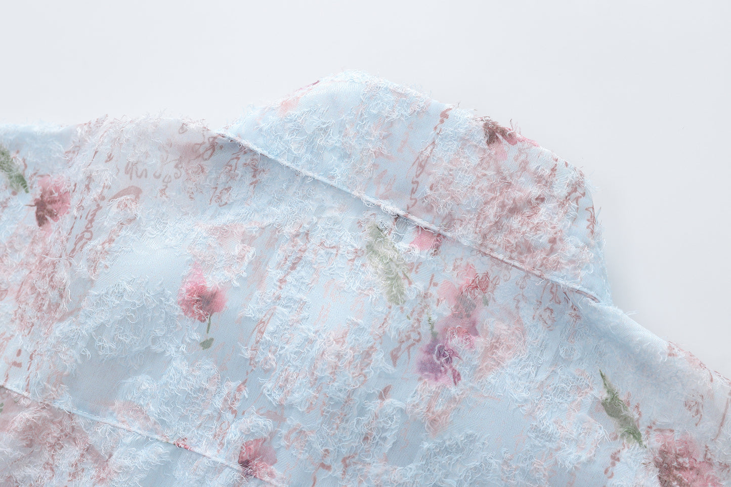 Floral Print Tasselled Shirt