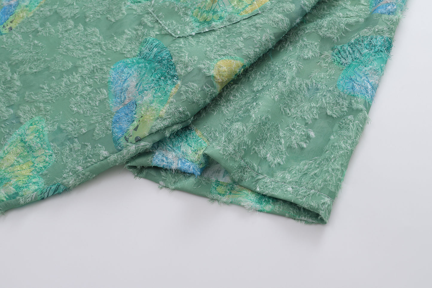 Floral Print Tasselled Shirt