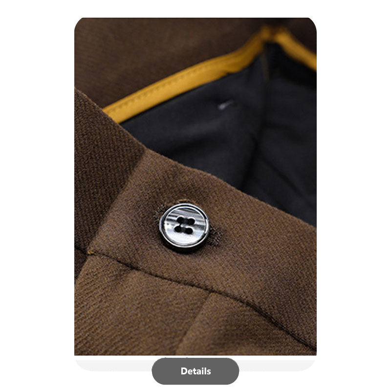 Wool Blend Business Casual Pants