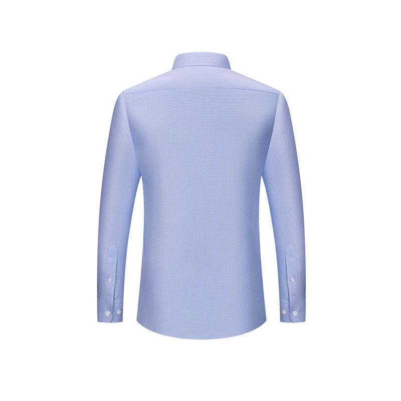 200s Cotton Non-Iron Jacquard Long-Sleeve Casual Shirt