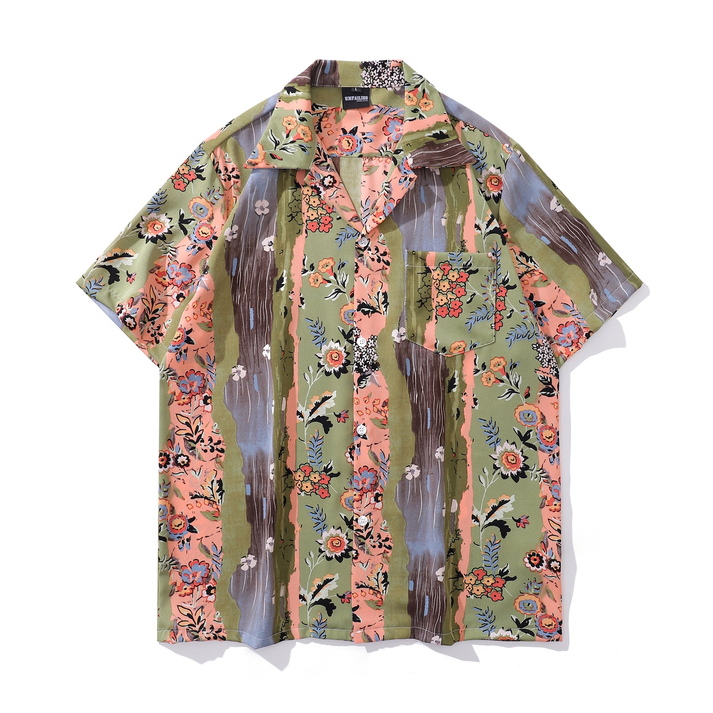 Floral Print Aloha Shirt