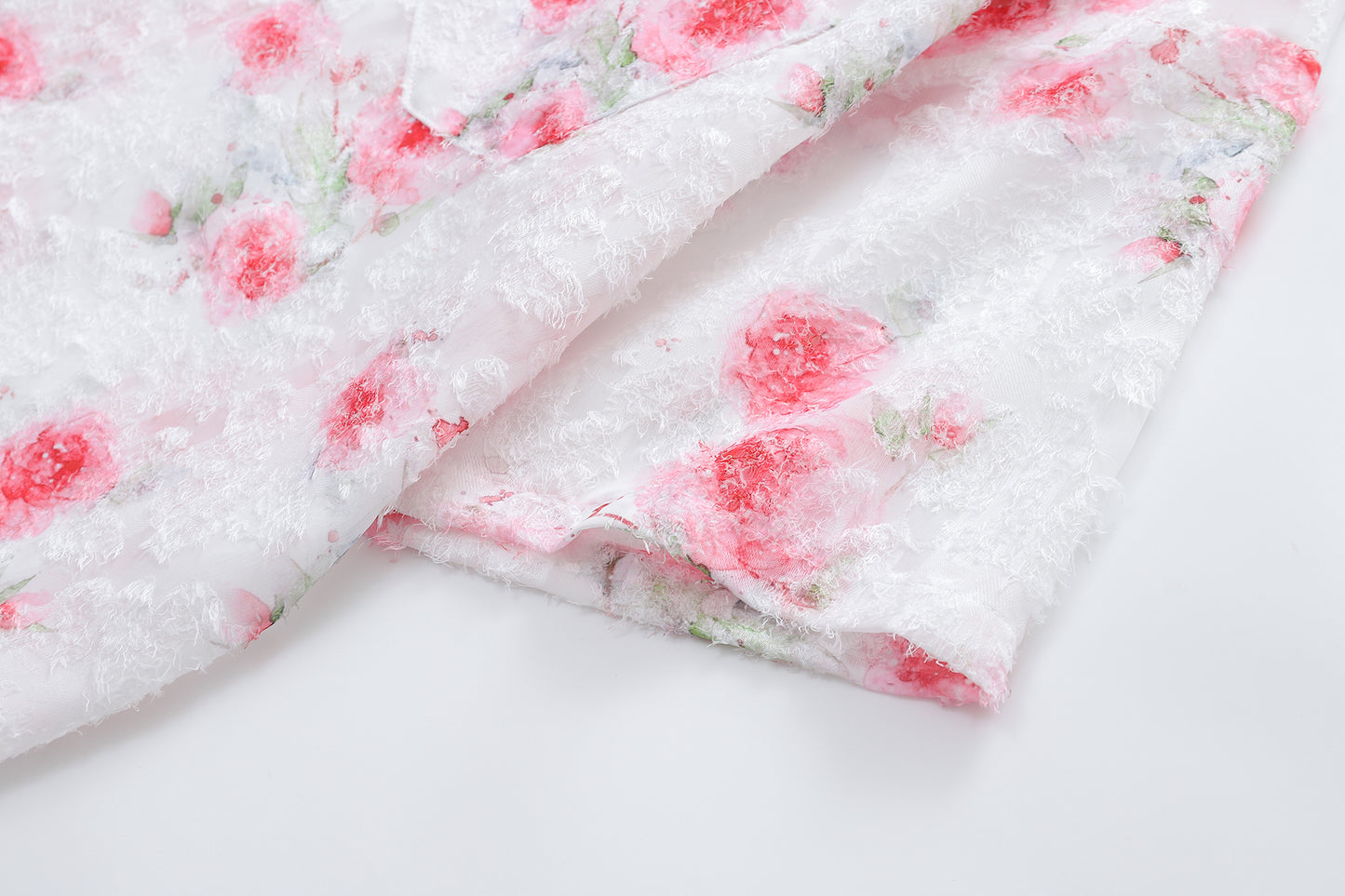 Floral Print Tasselled Shirt