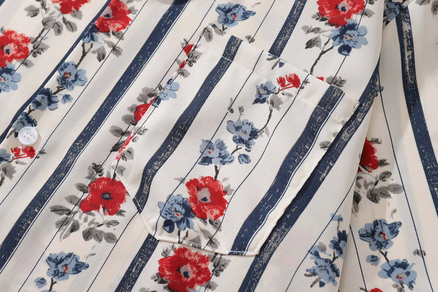 Floral Print Aloha Shirt