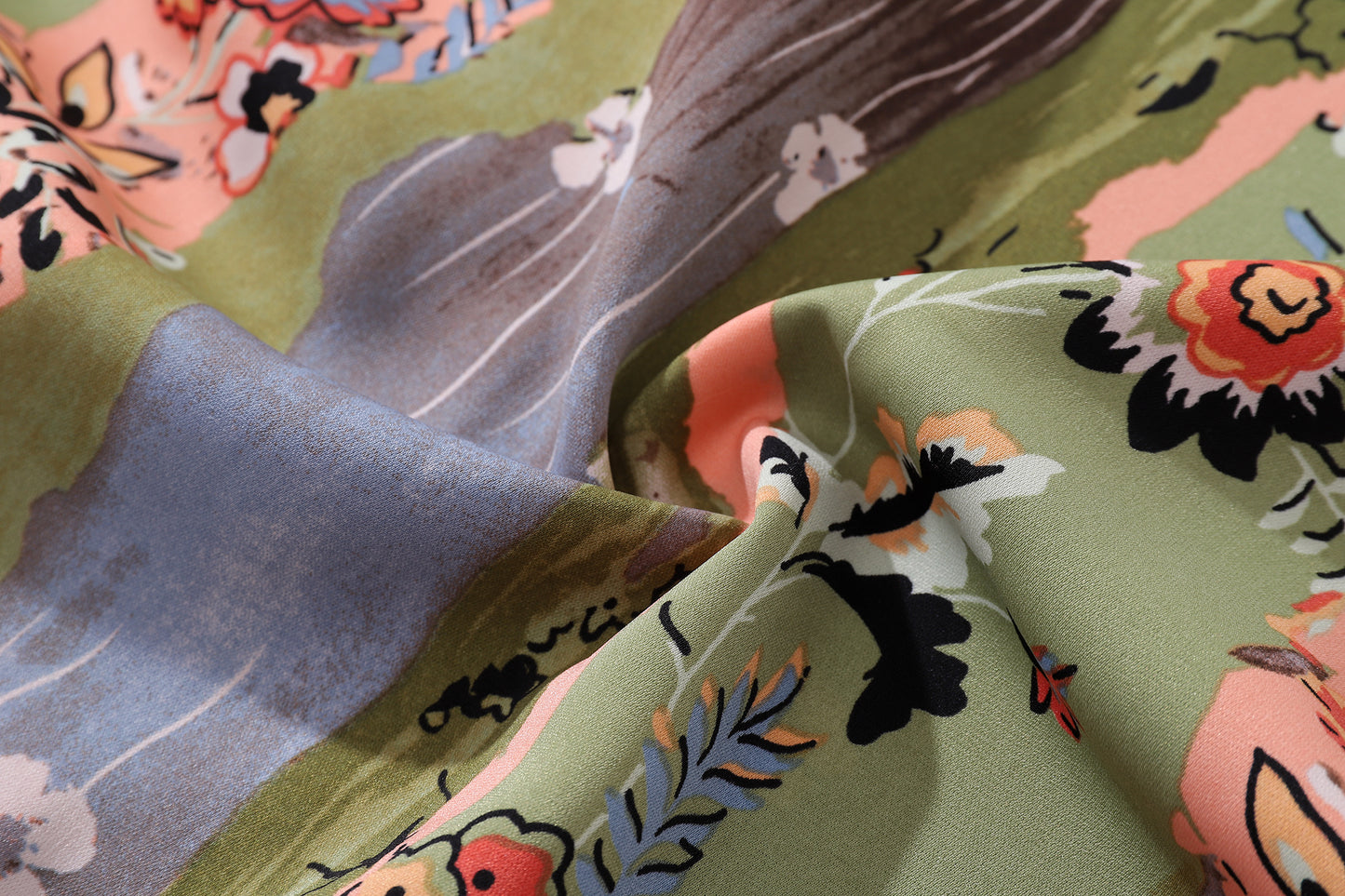 Floral Print Aloha Shirt