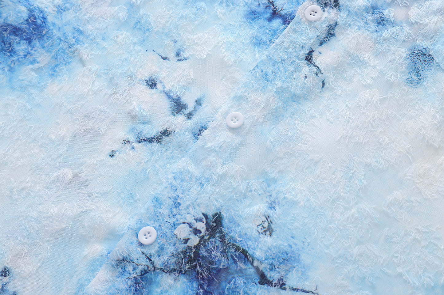 Floral Print tasselled Shirt