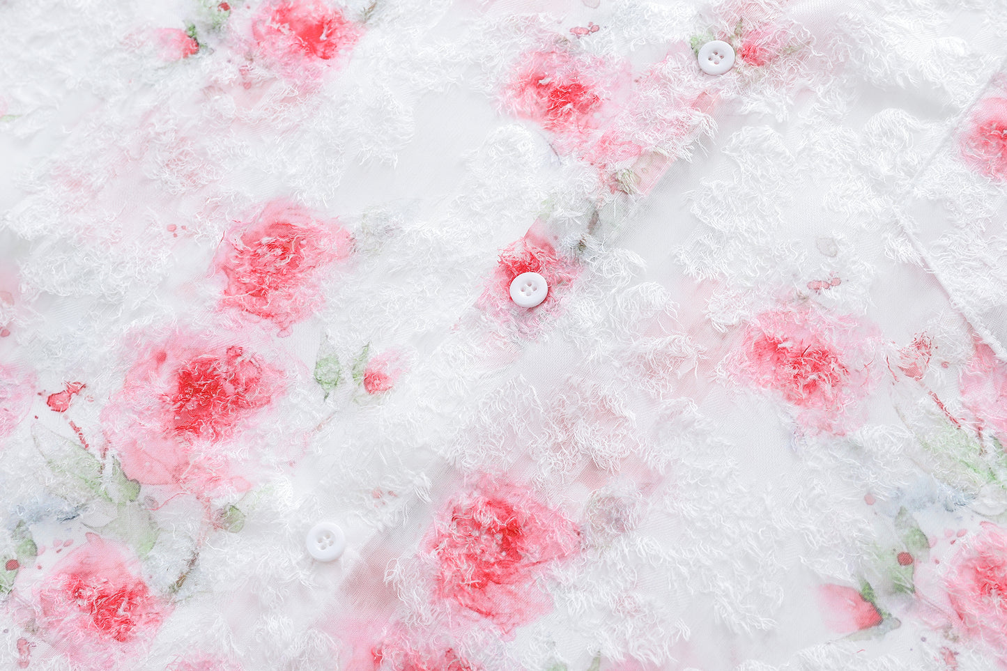 Floral Print Tasselled Shirt