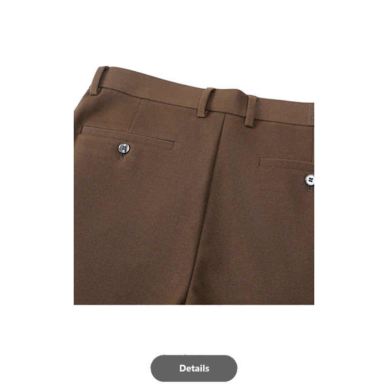 Wool Blend Business Casual Pants