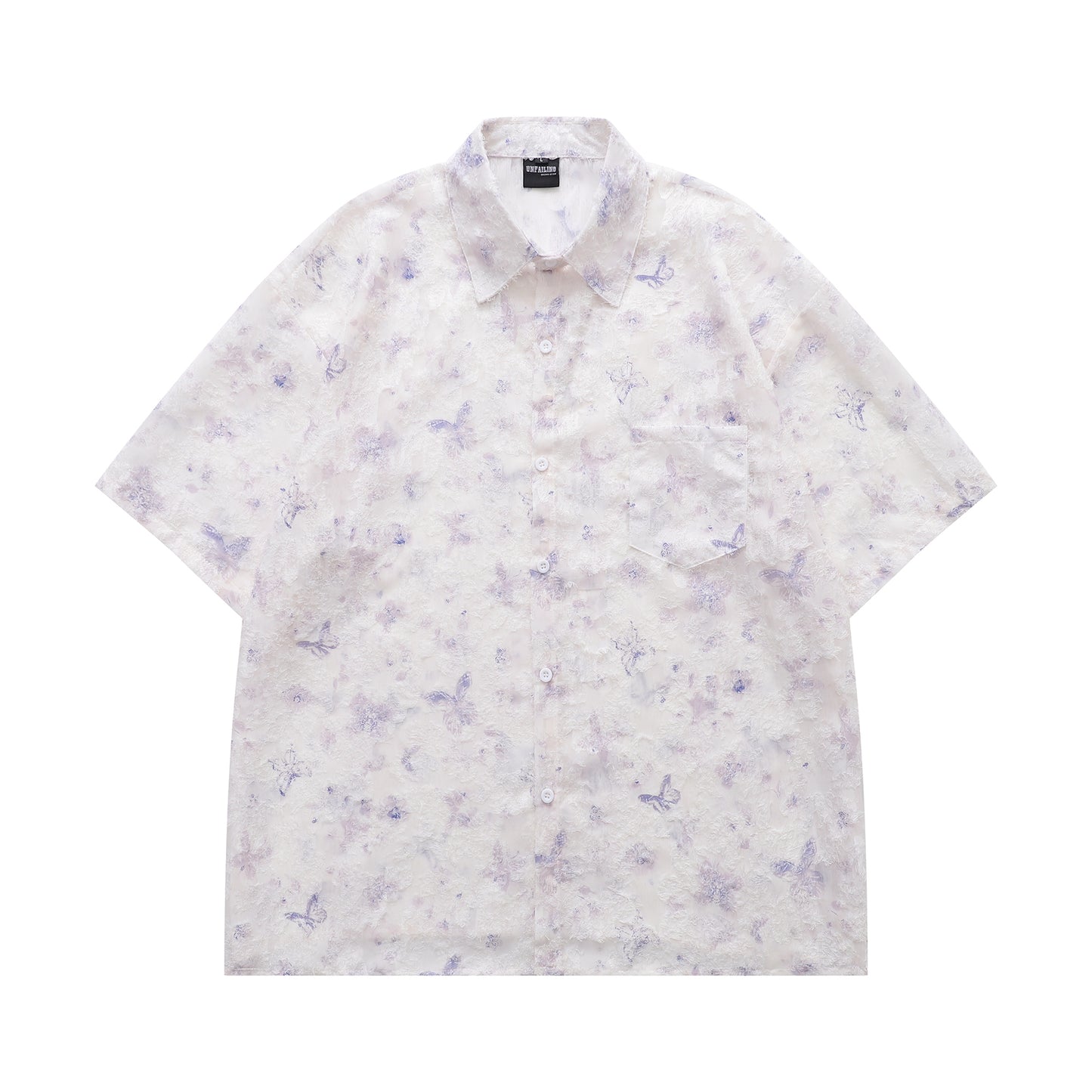 Floral Print Tasselled Shirt