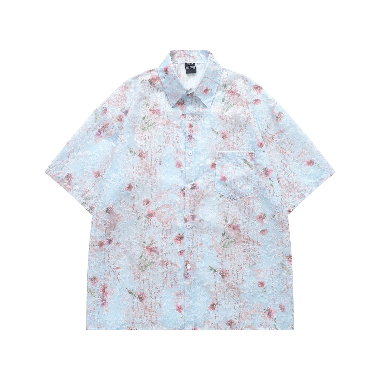 Floral Print Tasselled Shirt