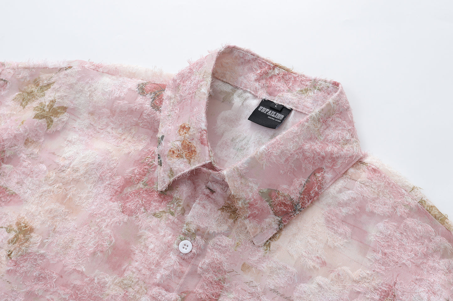Floral Print Tasselled Shirt