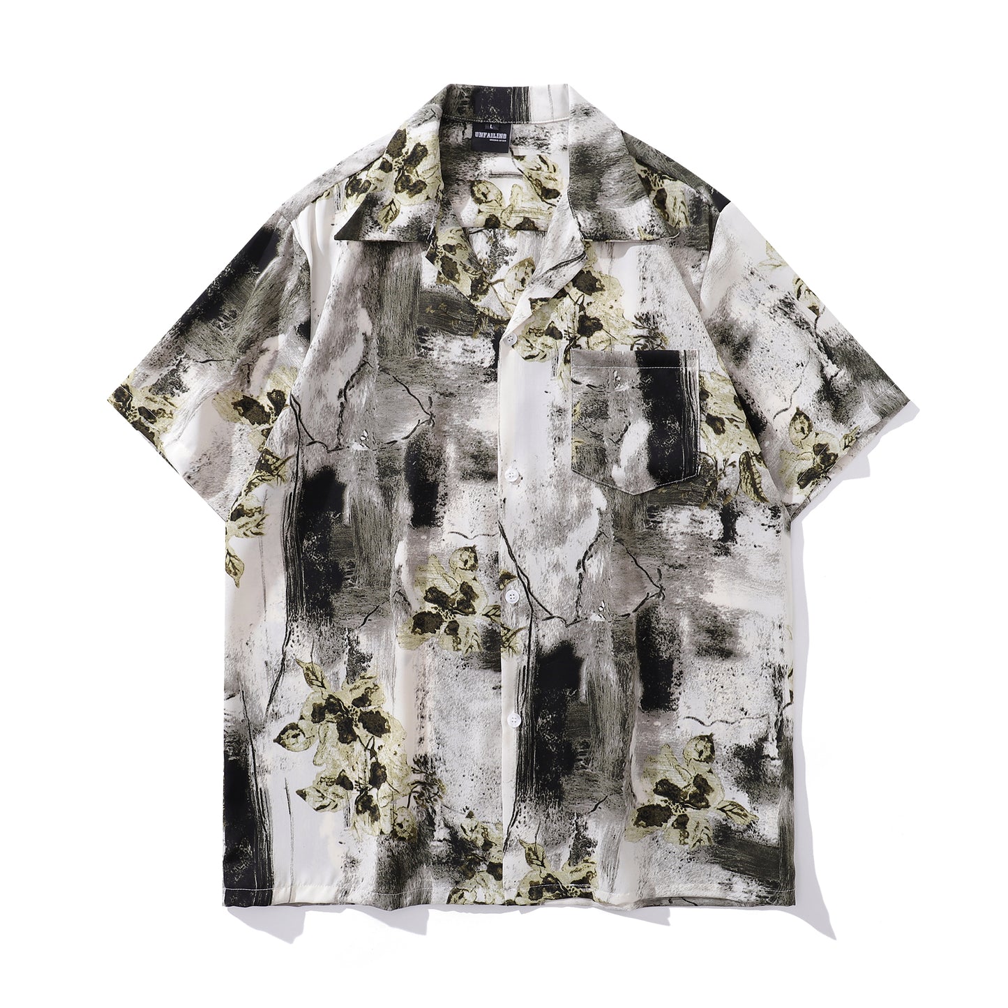 Floral Print Aloha Shirt