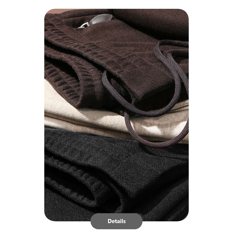 Wool Blend Casual Pants