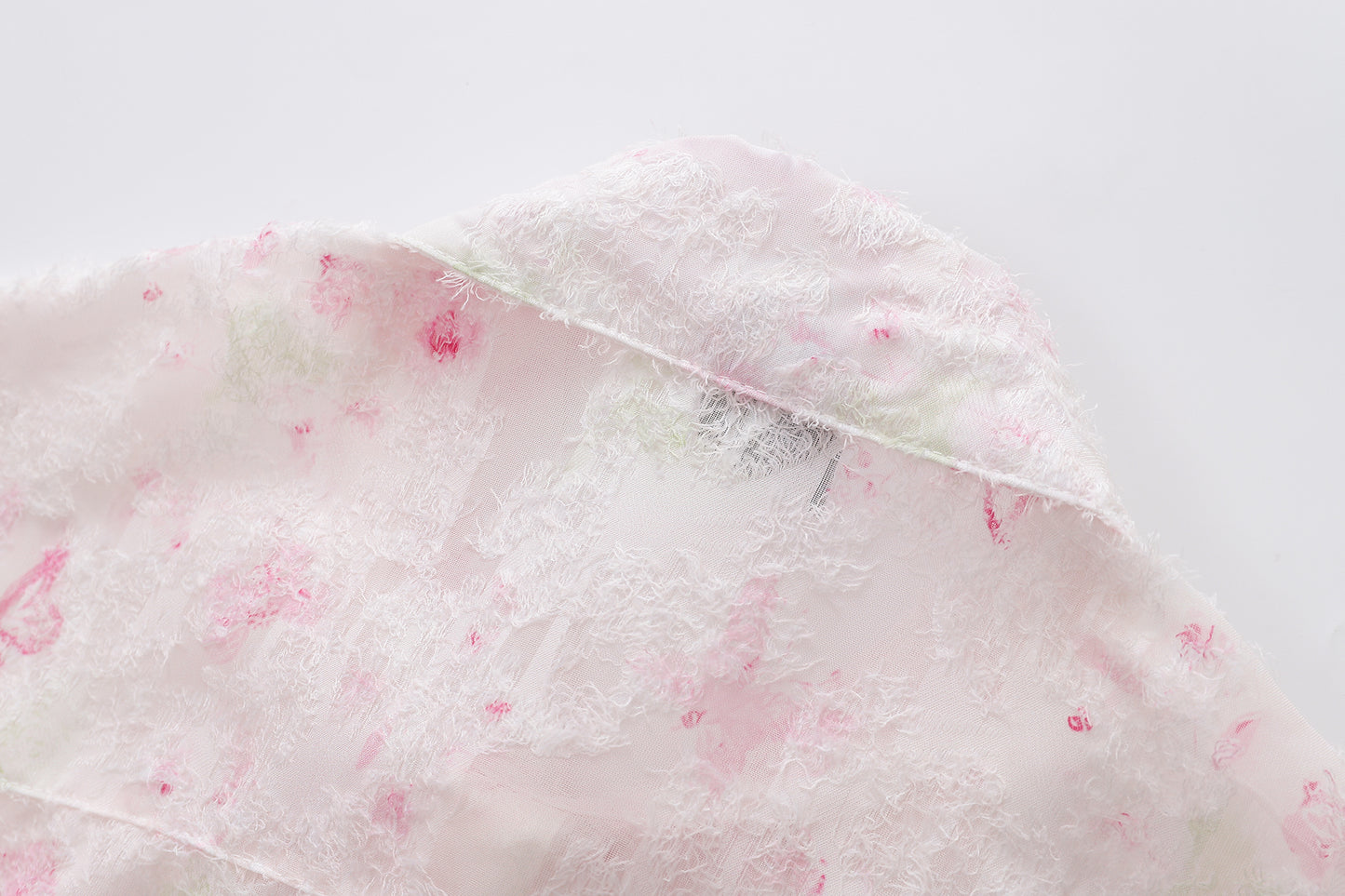 Floral Print Tasselled Shirt