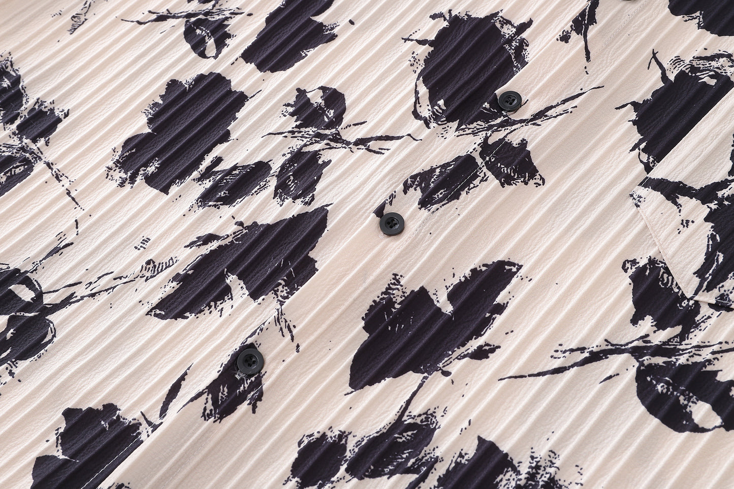 Floral Print Waves Shirt