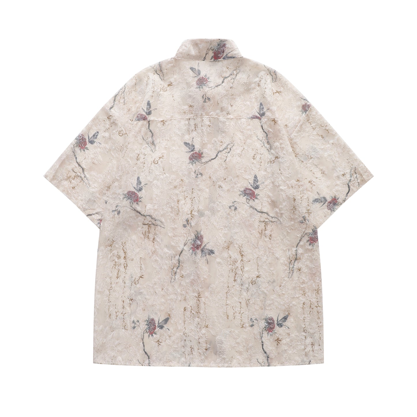 Floral Print Tasselled Shirt