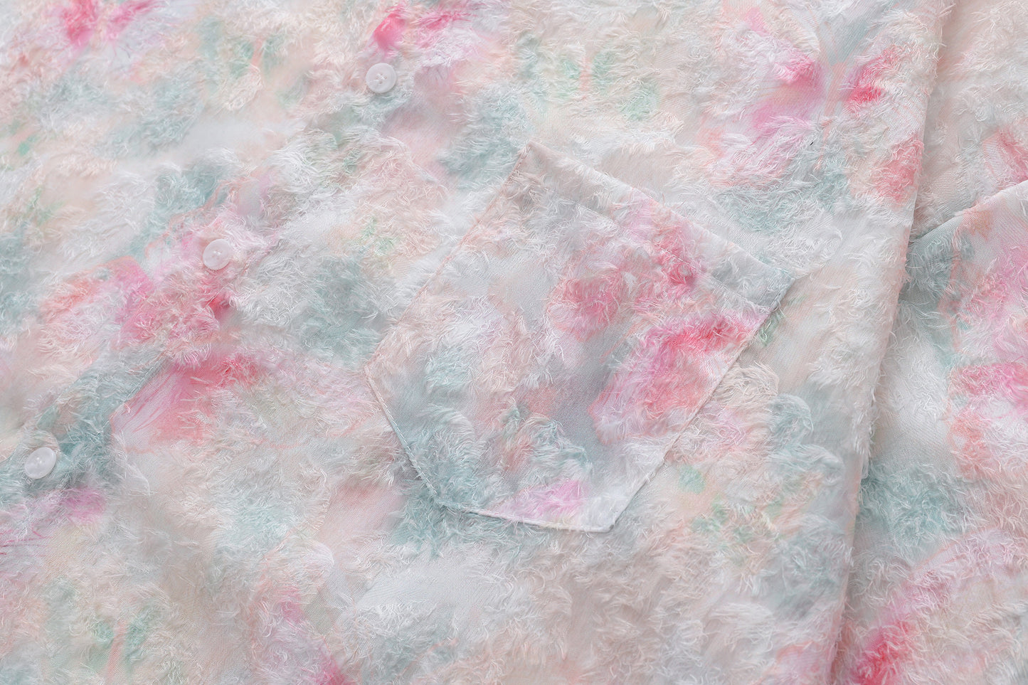 Floral Print Tasselled Shirt