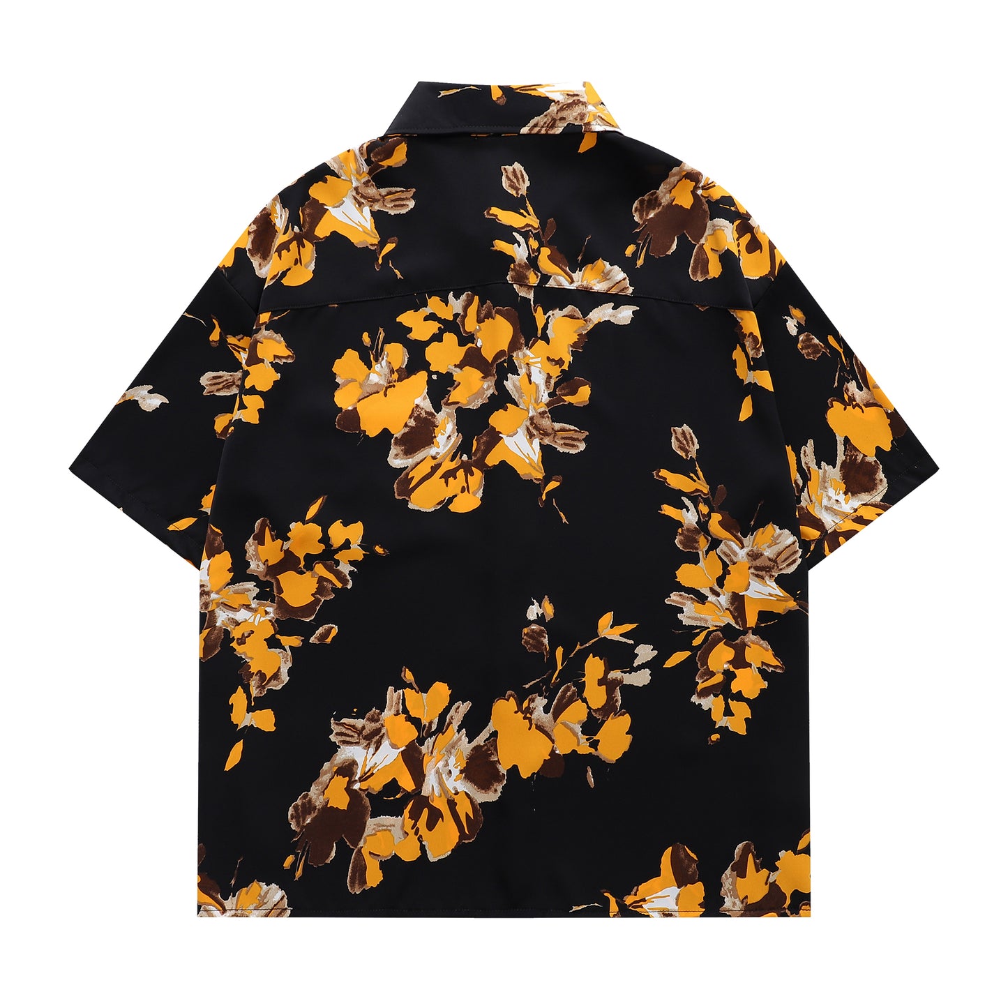 Floral Print Shirt-7093#