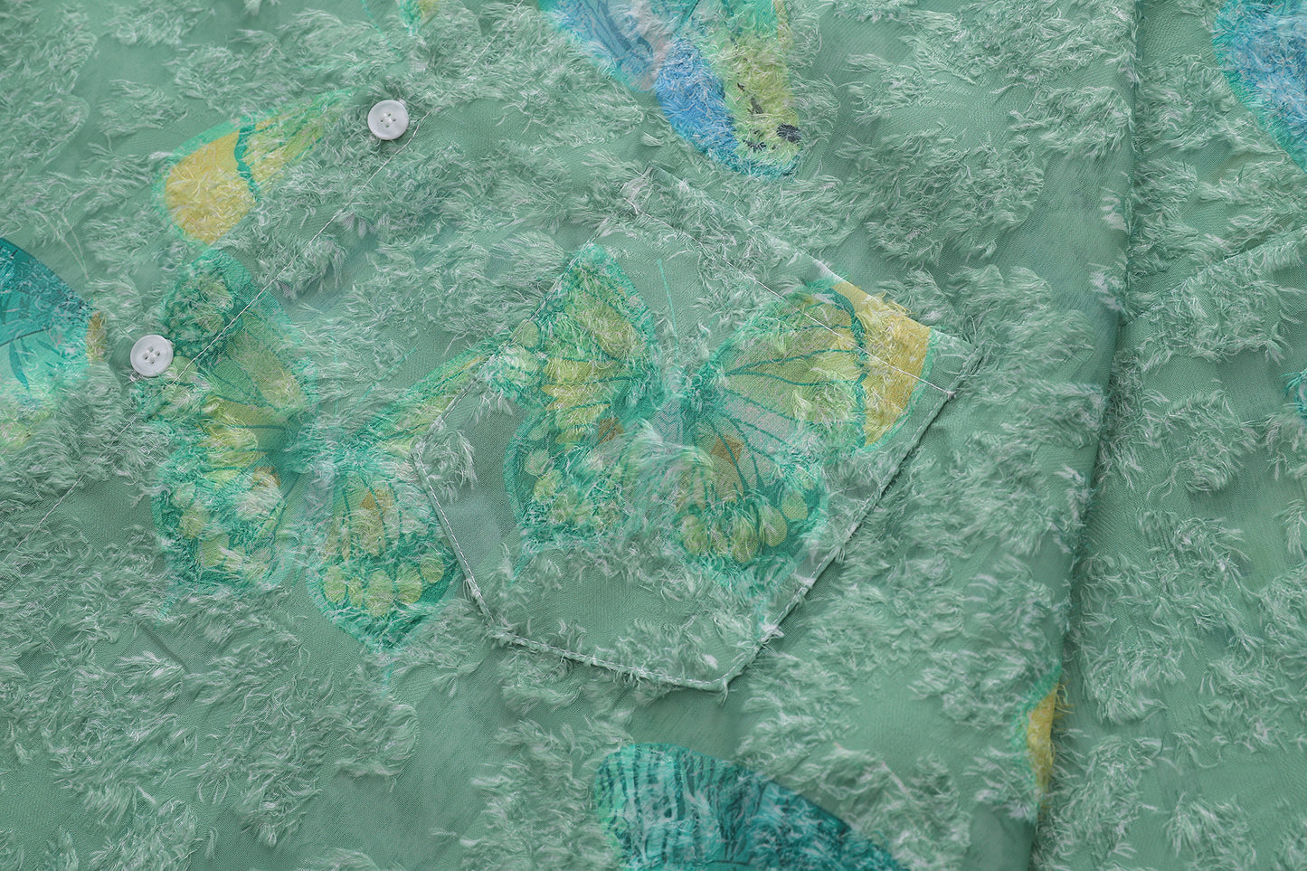 Floral Print Tasselled Shirt