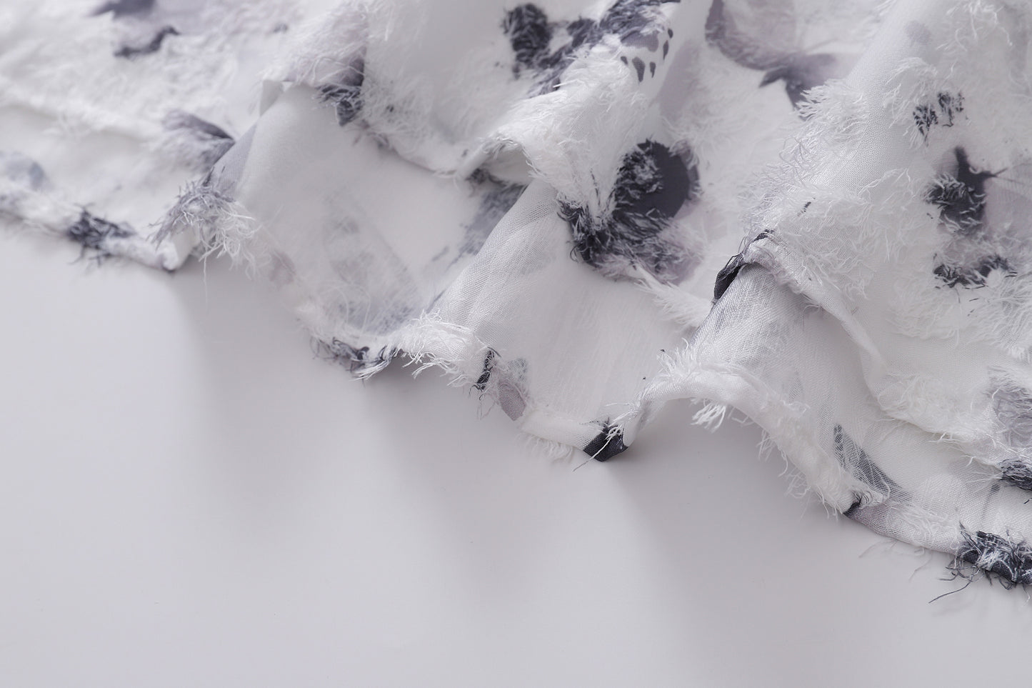 Floral Print Tasselled Shirt