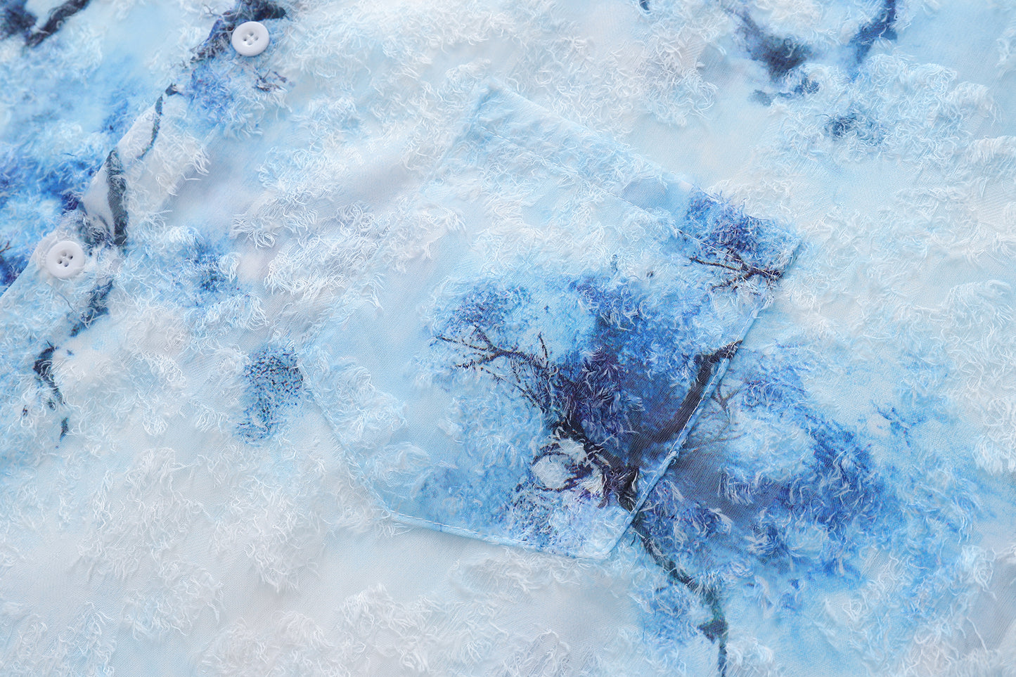 Floral Print tasselled Shirt