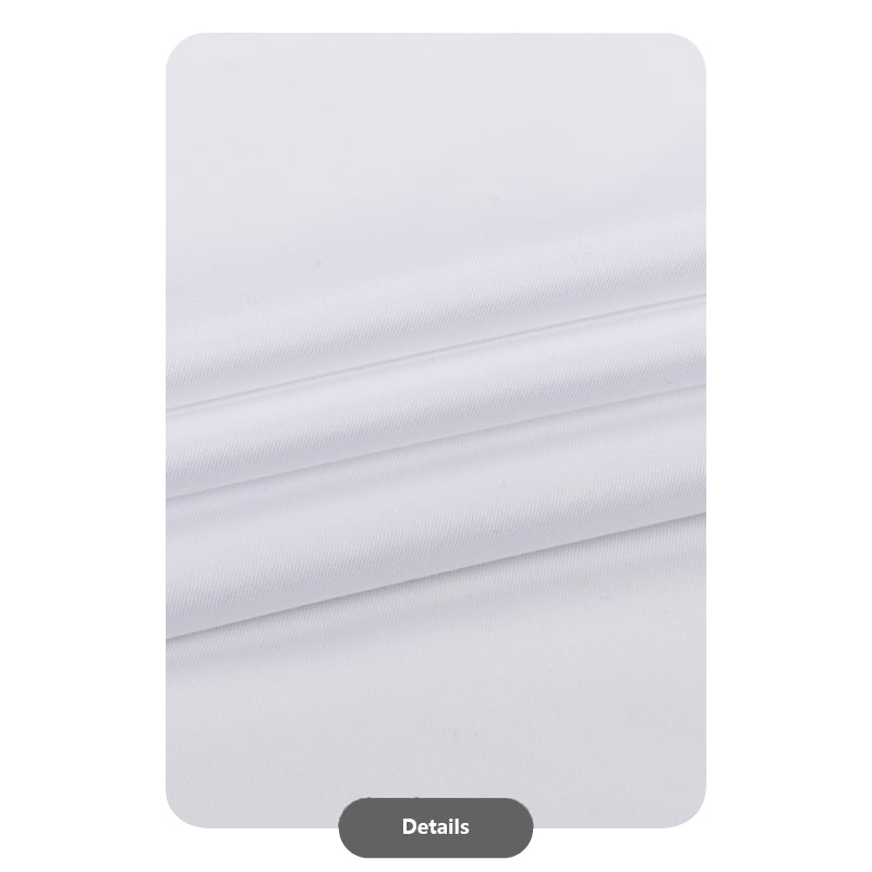 White Cotton One-Piece Collar Shirt