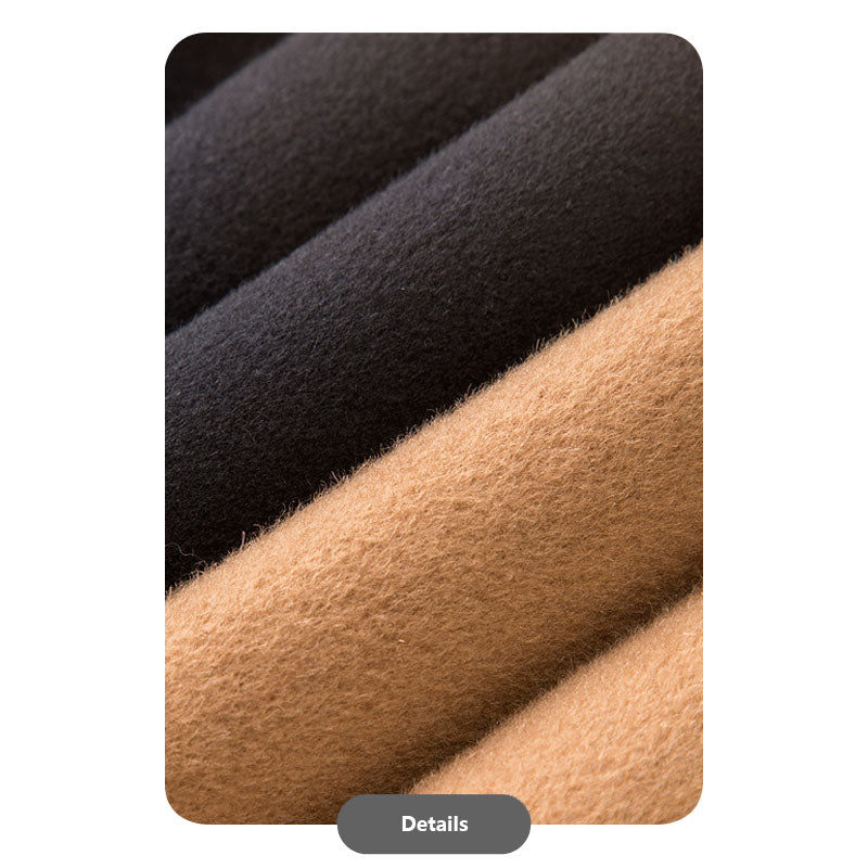 Single-Breasted Wool Coat