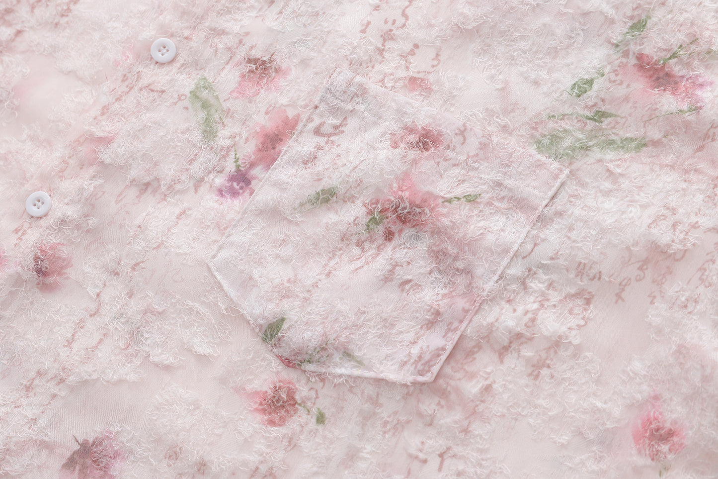 Floral Print Tasselled Shirt