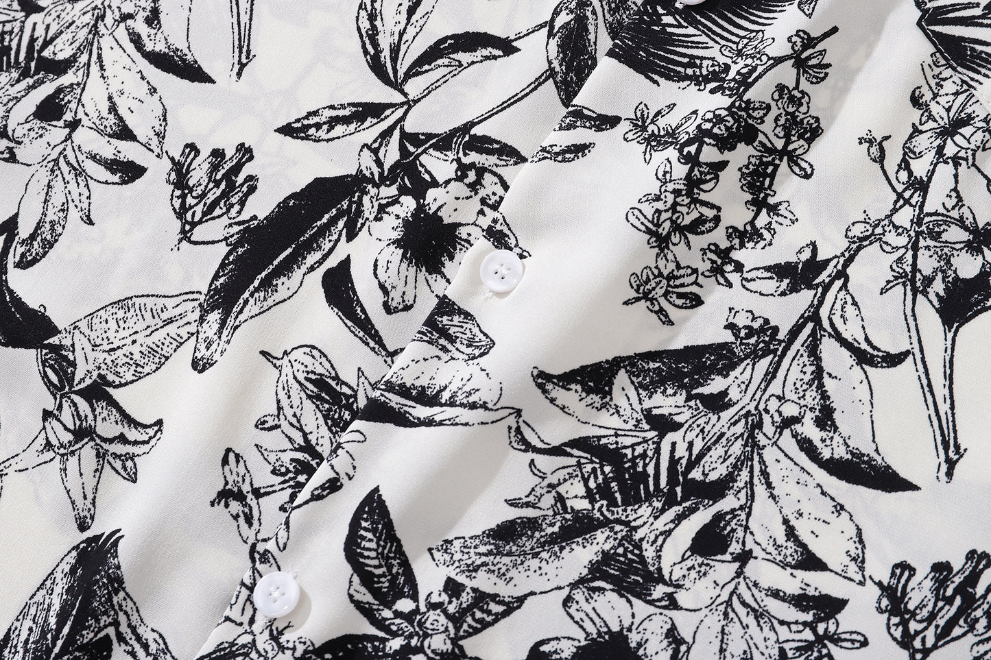 Floral Print Aloha Shirt