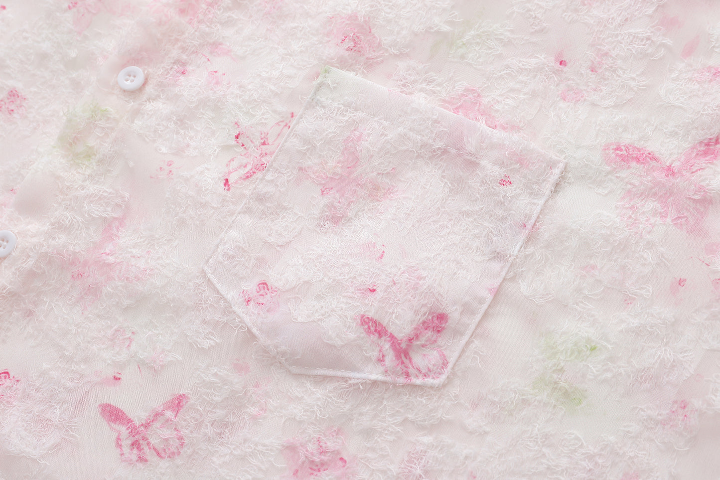 Floral Print Tasselled Shirt