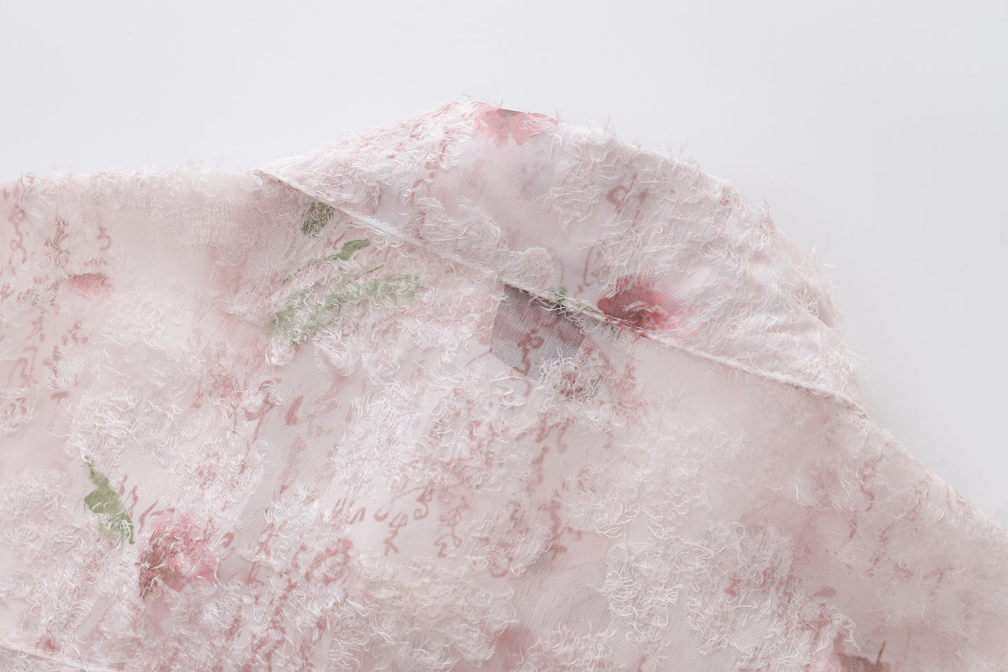 Floral Print Tasselled Shirt