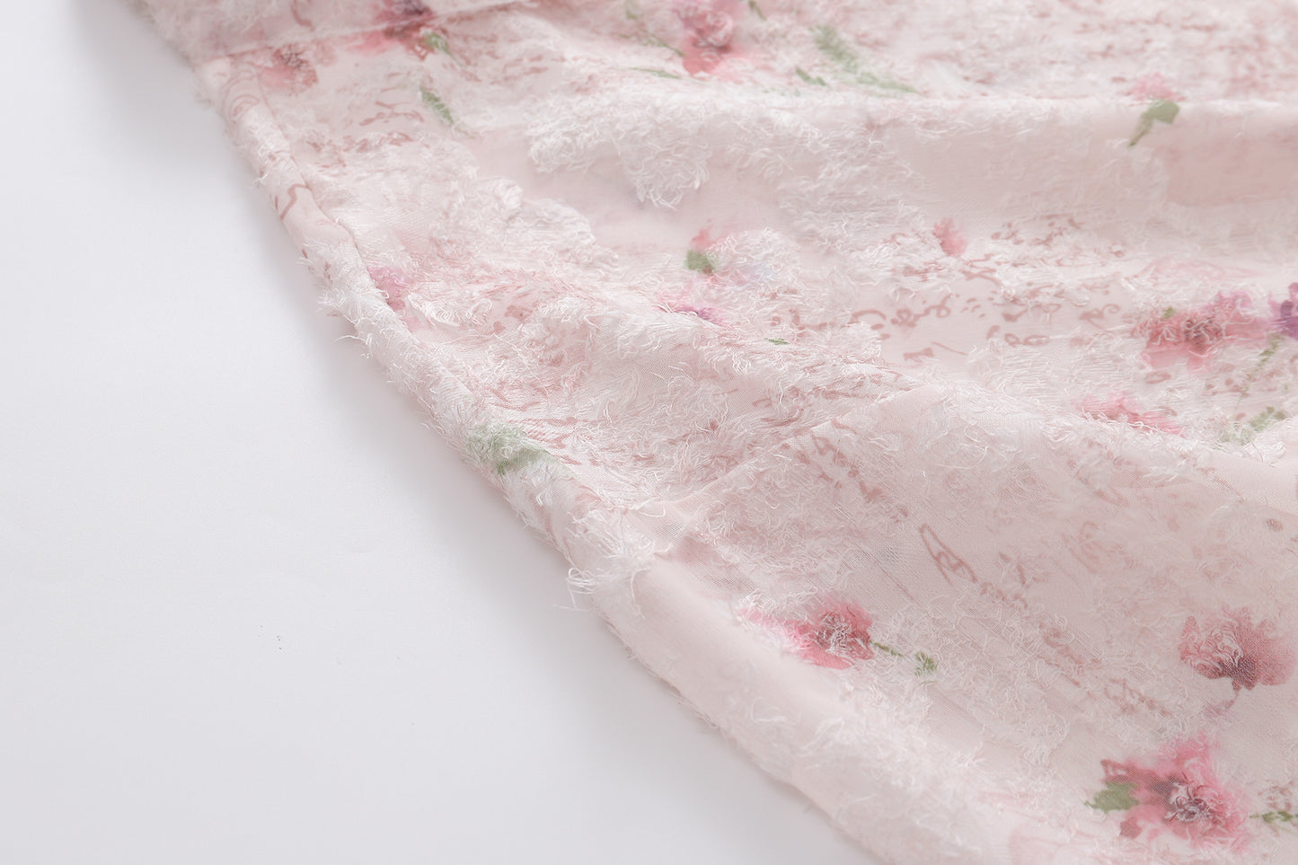 Floral Print Tasselled Shirt