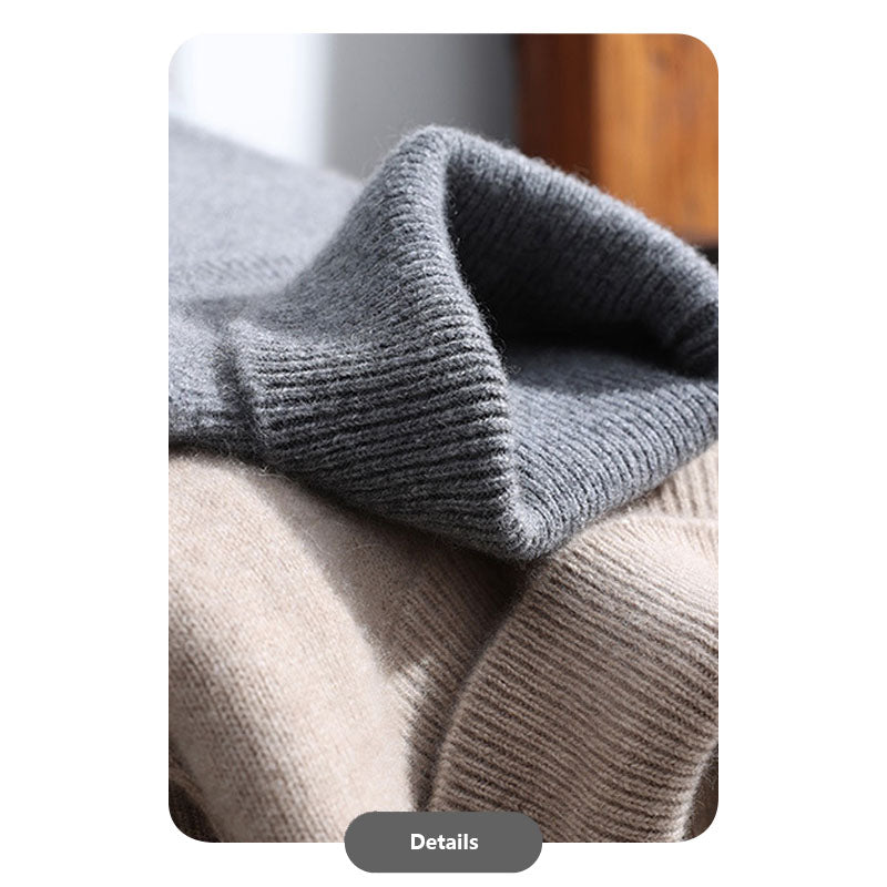 Goat Cashmere Turtleneck Sweater