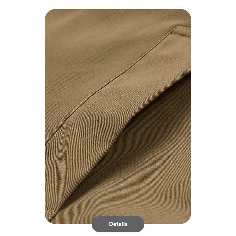 Mid-Length Casual Trench Coat with Lapel Collar