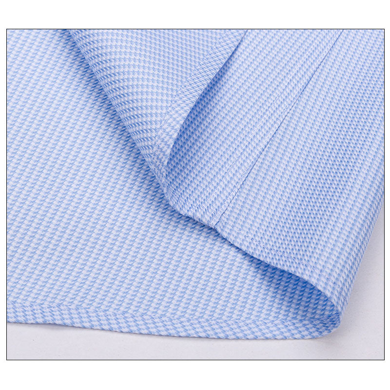 200s Cotton Non-Iron Jacquard Long-Sleeve Casual Shirt