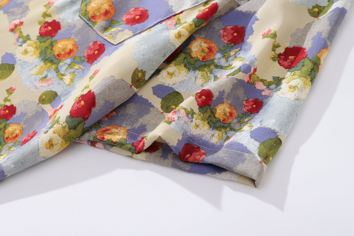 Floral Print Aloha Shirt